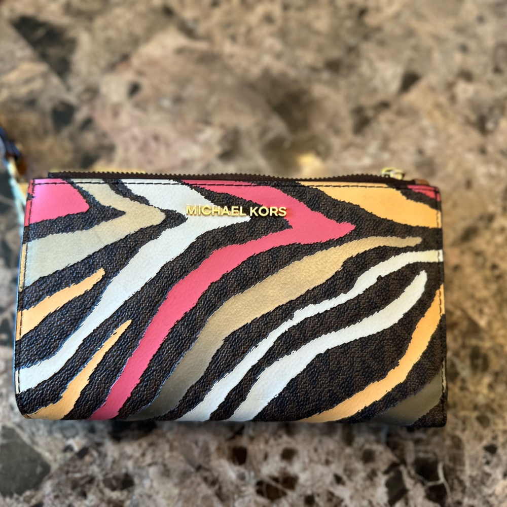 Michael Michael Kors Jet Set Doublezip Wristlet